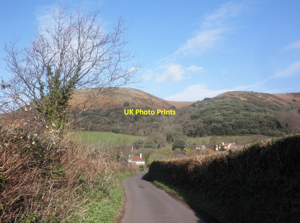 Photo 6"x4" Back lane to Bossington Bossington\/SS8947 c2015