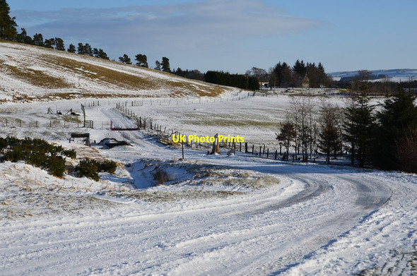 Photo 6"x4" Track above North Slipperfield West Linton c2015