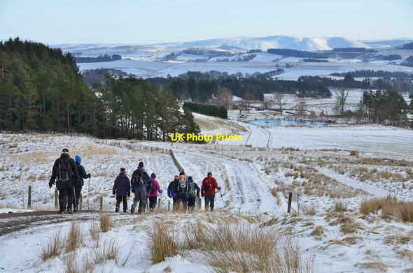 Photo 6"x4" Descending from West Water Reservoir West Linton c2015