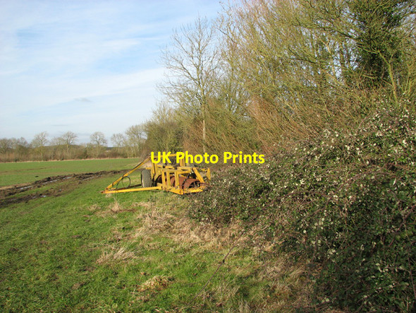 Photo 6"x4" Field west of Green Lane Kirstead Green c2015
