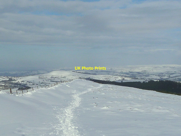 Photo 6"x4" Path from Oldgate Nick to Pym Chair Fernilee c2015