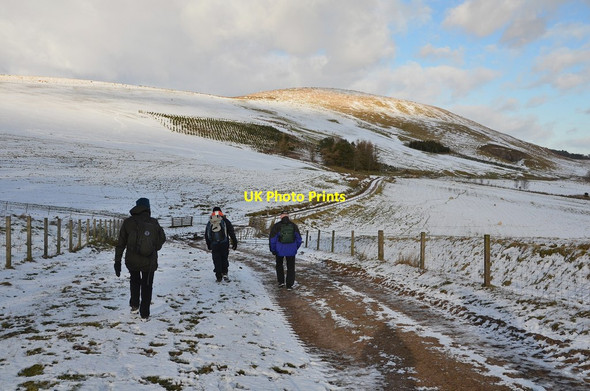 Photo 6"x4" Track to West Linton Dolphinton c2015