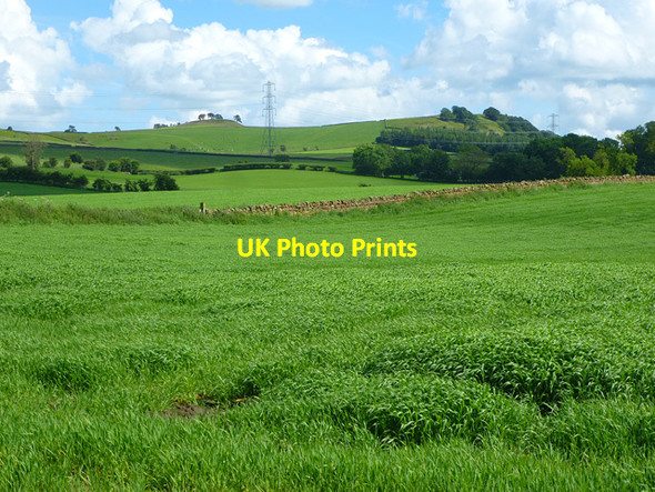 Photo 6"x4" Farmland, Plumpton, Hesket Brockleymoor c2014