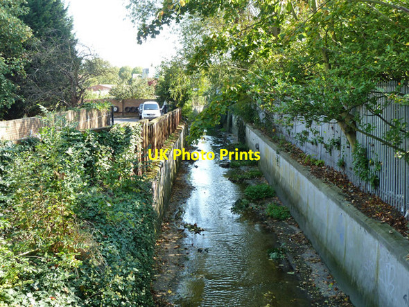Photo 6"x4" Ravensbourne east of Fordmill Road Catford\/TQ3873 c2011