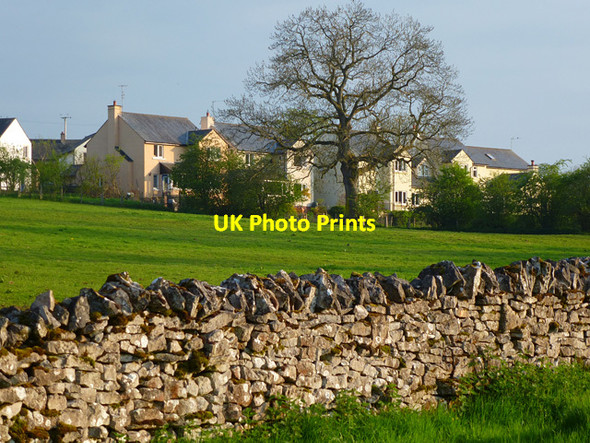 Photo 6"x4" Pasture and houses, Morland Morland c2013