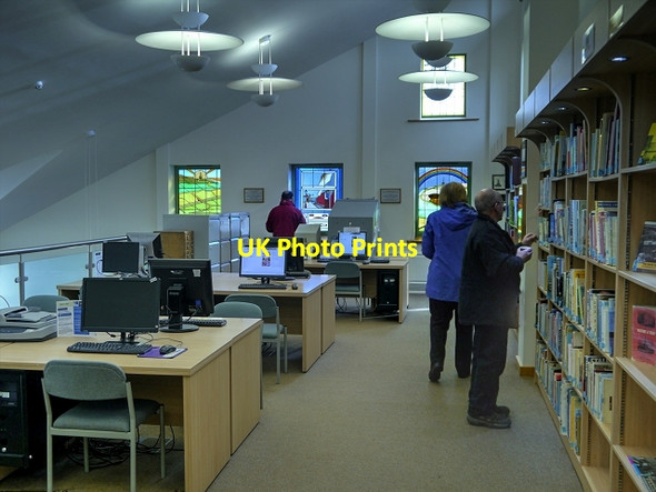 Photo 6"x4" Ramsbottom Library, Mezzanine Floor Ramsbottom c2015