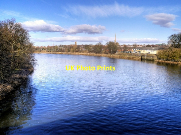 Photo 6"x4" River Ribble from Penwortham New Bridge Preston\/SD5329 c2015