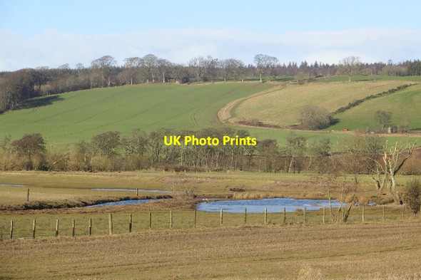 Photo 6"x4" Earn flood plain, Dalreoch Clathy c2015