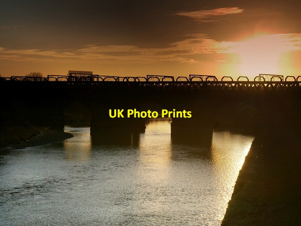 Photo 6"x4" North Union Railway Bridge (Ribble Viaduct) at Preston Preston\/SD5329 c2015