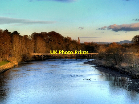 Photo 6"x4" River Ribble Looking Upstream Towards The Old Tram Bridge Preston\/SD5329 c2015