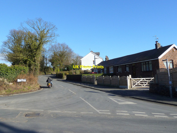 Photo 6"x4" Skull House Lane, Appley Bridge Dangerous Corner\/SD5210 c2015