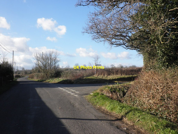 Photo 6"x4" Turning for Fieldgate Lane Beercrocombe c2015