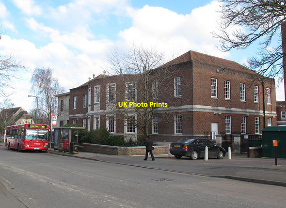 Photo 6"x4" Wallington Library Carshalton c2015