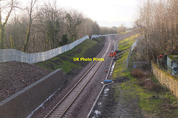 Photo 6"x4" Borders Railway west of Gorebridge station Arniston\/NT3461 c2015