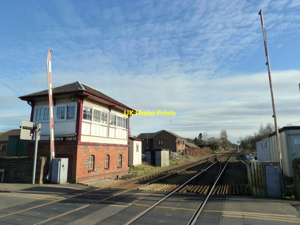Photo 6"x4" Parbold Station Level Crossing and Signal Box Newburgh\/SD4810 c2015