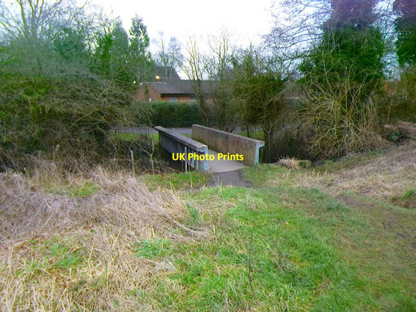 Photo 6"x4" Canley, footbridge Canley c2015