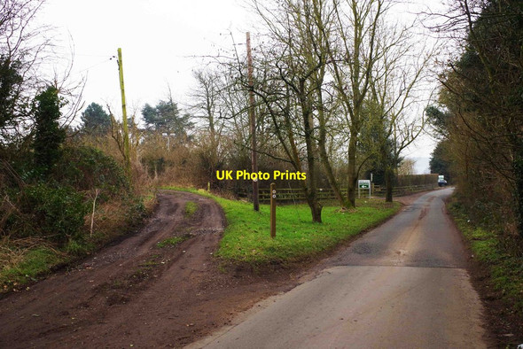 Photo 6"x4" Junction of North Worcestershire Path & Sugar Loaf Lane, near Iverley Iverley c2015
