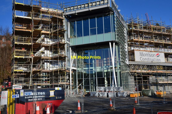 Photo 6"x4" Construction work, Transport Interchange building Galashiels Galashiels c2015