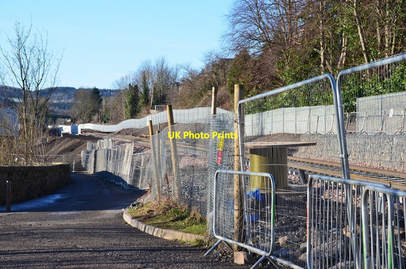 Photo 6"x4" The Borders Railway, Low Buckholmside Galashiels c2015