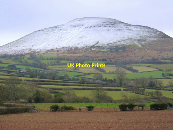 Photo 6"x4" Fine view of Mynydd Troed, 2 Llandefaelog-tre'r-graig c2015