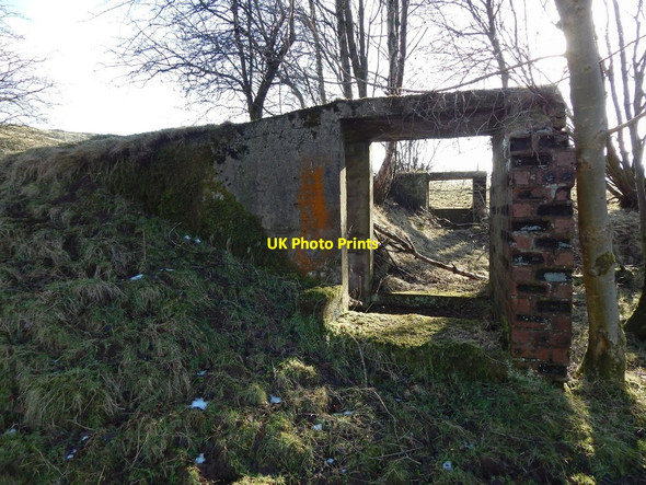 Photo 6"x4" WWII remains near Middleton Farm Dumbarton c2015