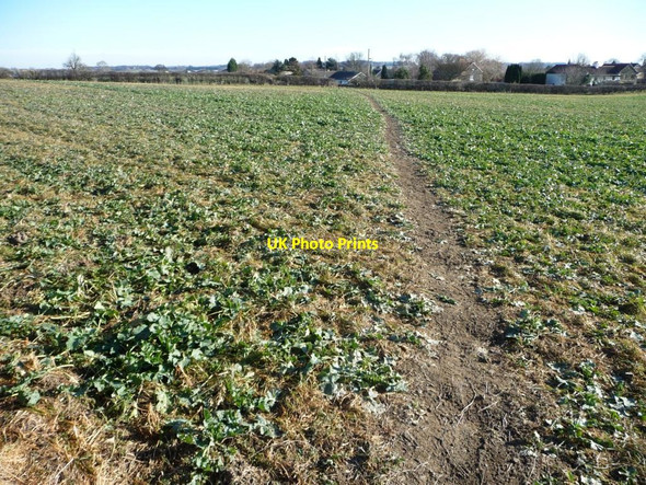 Photo 6"x4" Public footpath to Clayton Thurnscoe c2015
