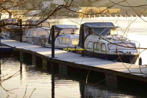 Photo 6"x4" Frosty sunrise at Beeston Marina Beeston\/SK5236 c2015