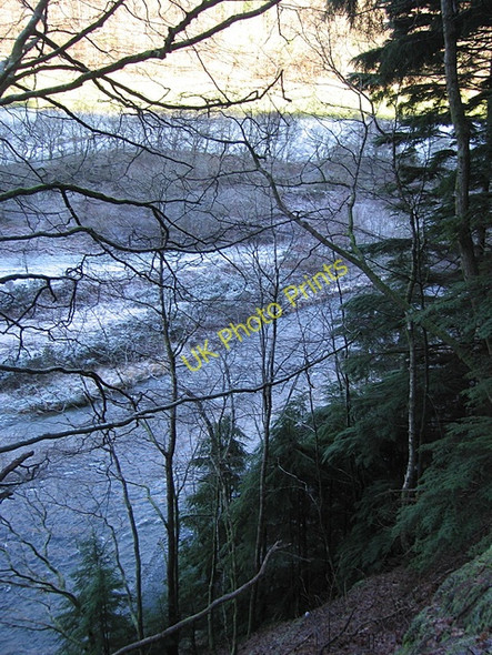 Photo 6"x4" Afon Ystwyth emerging from gorge Brynafan c2008