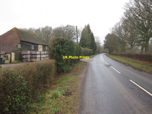 Photo 6"x4" Road to Benenden West Cross\/TQ8331 c2015