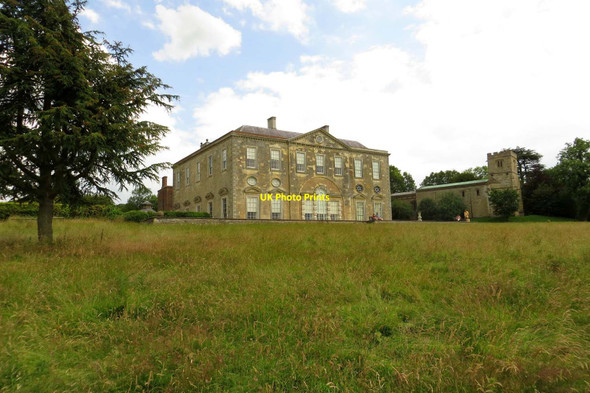 Photo 6"x4" Claydon House and All Saints' Church Middle Claydon c2014
