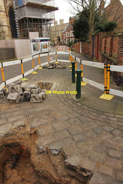 Photo 6"x4" Minster Yard groundworks Lincoln c2015