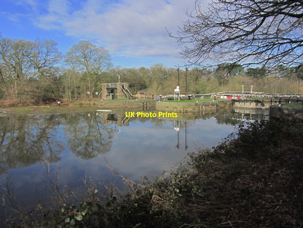 Photo 6"x4" Vale Royal Lock, Weaver Navigation, N of Winsford Davenham c2015