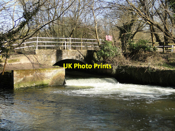 Photo 6"x4" Sluice at Mill Carr, part of the River Wissey Ickburgh c2015 P1