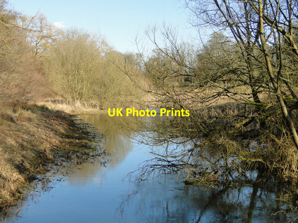 Photo 6"x4" River Wissey before the sluice at Mill Carr Ickburgh c2015