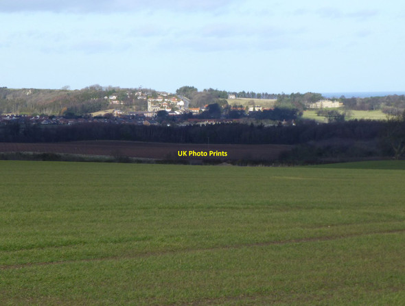 Photo 6"x4" Looking across the fields to Belford Belford\/NU1033 c2015