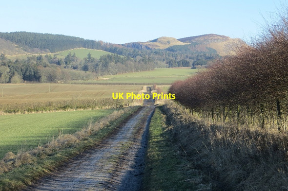 Photo 6"x4" Bandirran to Montague road Balbeggie c2015