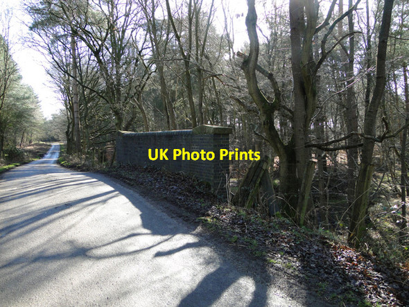 Photo 6"x4" Disused railway bridge on Holkham Heath Stonebridge\/TL9290 c2015