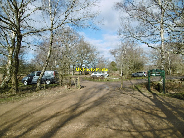 Photo 6"x4" Balmer Lawn, Tilery Road Car Park Balmerlawn c2015