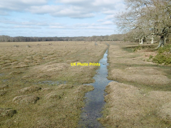 Photo 6"x4" Balmer Lawn, ditch Balmerlawn c2015