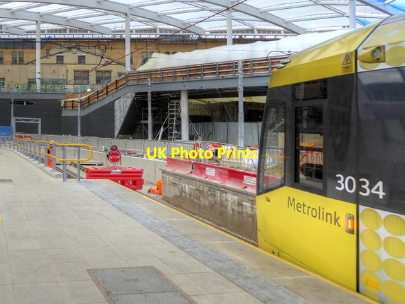 Photo 6"x4" Manchester Victoria, Temporary Metrolink Terminus February 2015 Manchester c2015