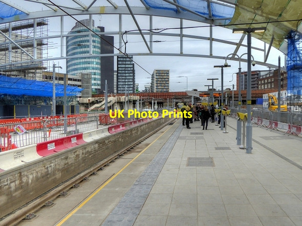 Photo 6"x4" Manchester Victoria Metrolink Platform (February 2015) Manchester c2015