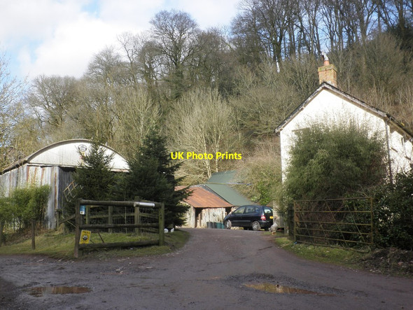Photo 6"x4" Farm at Bulland Ford Chipstable c2015
