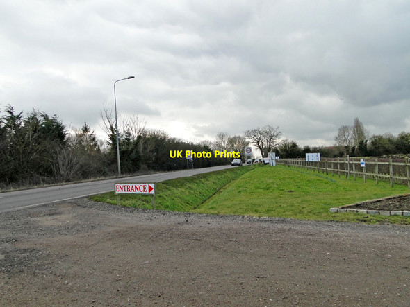 Photo 6"x4" A140 looking south from the nursery and plant centre Foxhole\/TM2197 c2015