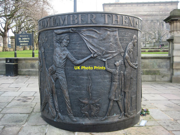 Photo 6"x4" Hillsborough Memorial Vauxhall\/SJ3491 c2015