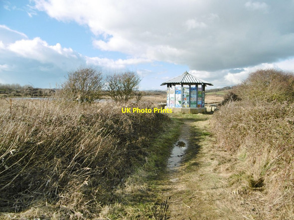 Photo 6"x4" Overcombe, bird hide Weymouth\/SY6779 c2015