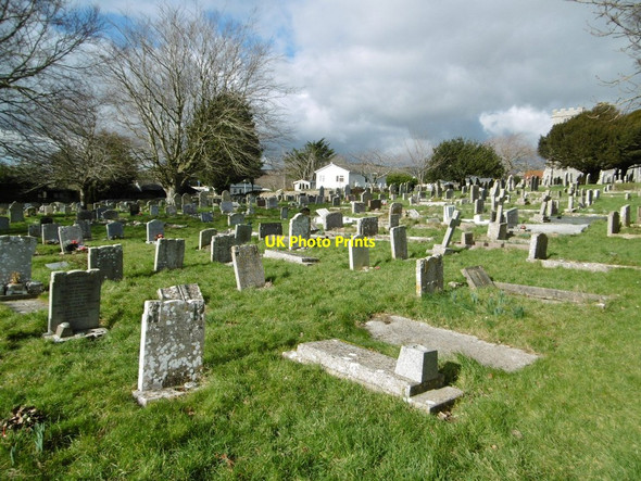 Photo 6"x4" Preston, churchyard Overcombe c2015