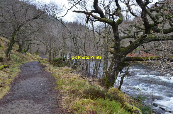 Photo 6"x4" Path to Strathyre, Pass of Leny Kilmahog c2015
