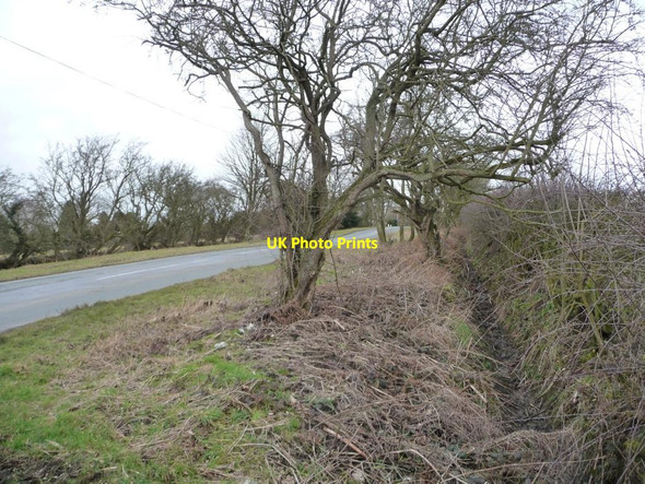 Photo 6"x4" Drain along the east side of High Moor Road Brackenthwaite\/SE2751 c2015