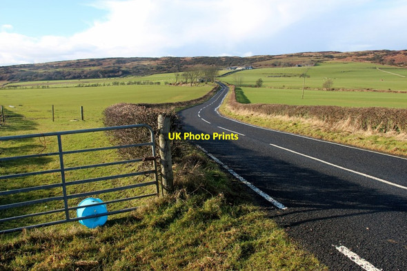Photo 6"x4" Ambrismore pastures and the A844 Meikle Kilchattan Butts c2015