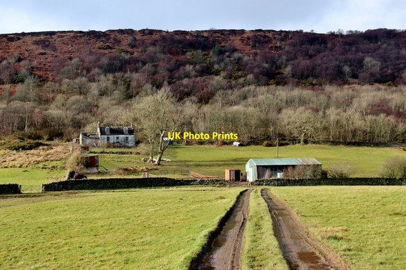 Photo 6"x4" Barmore, a secluded farm now empty Straad c2015